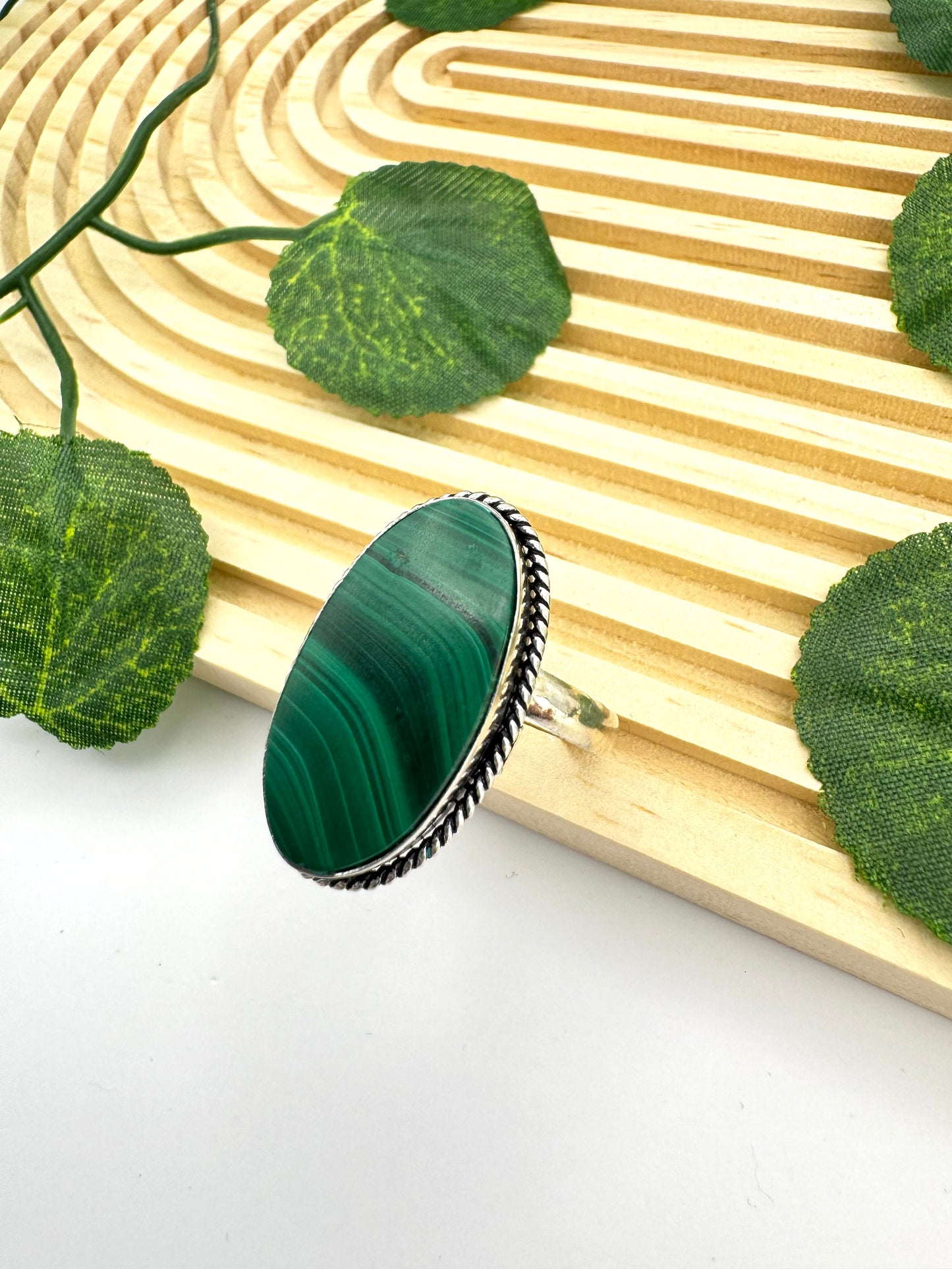 Bague Malachite