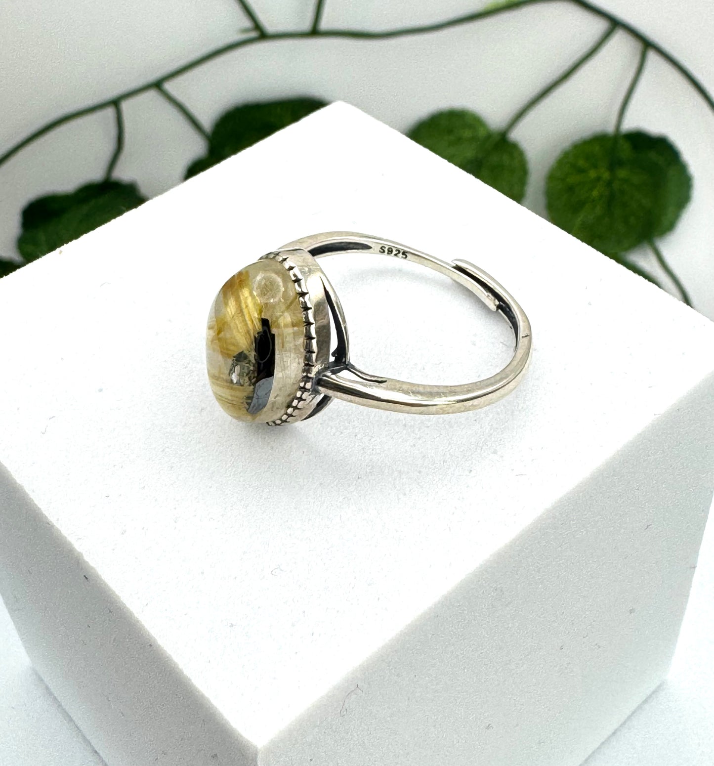 Bague Quartz Rutile