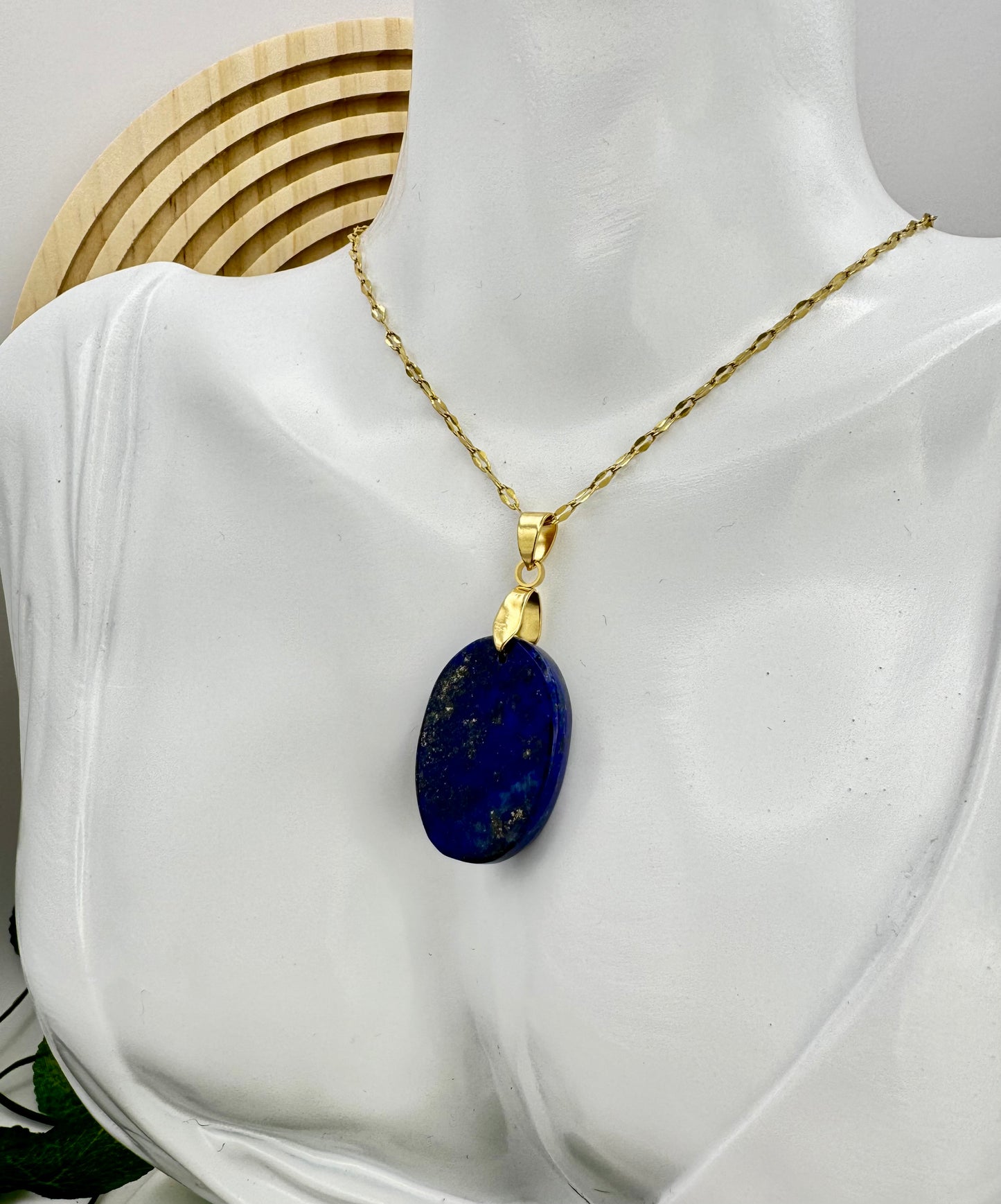 Pendentif Ovale Lapis Lazuli