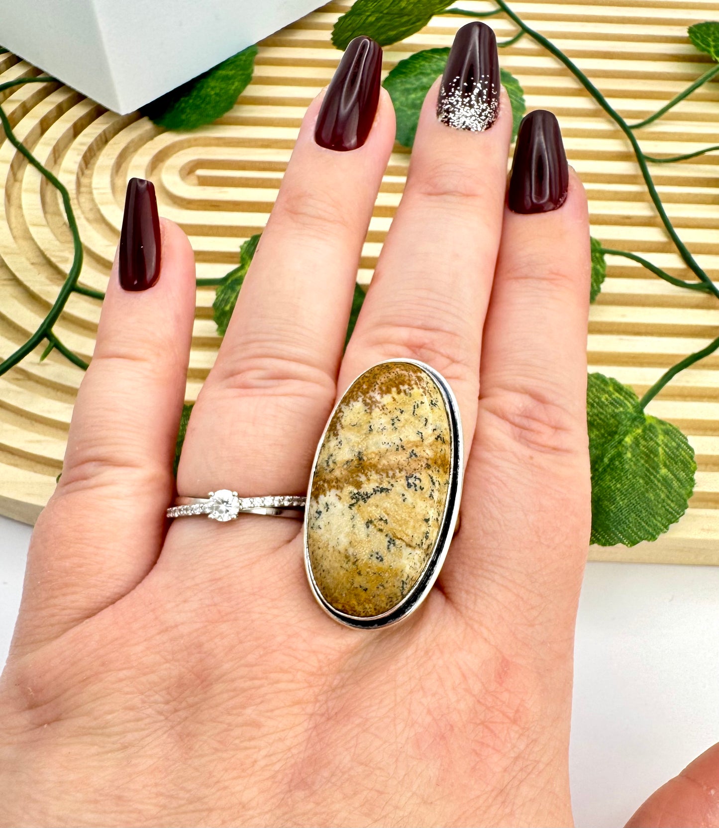 Bague Jaspe Paysage