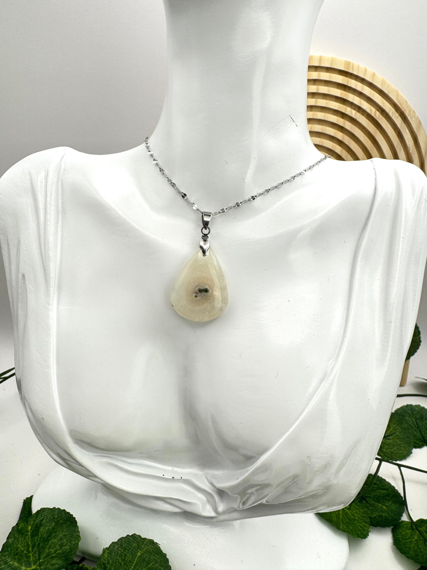 Pendentif Quartz Solaire goutte
