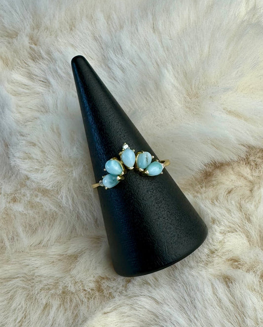 Bague Larimar Diadème Argent 925
