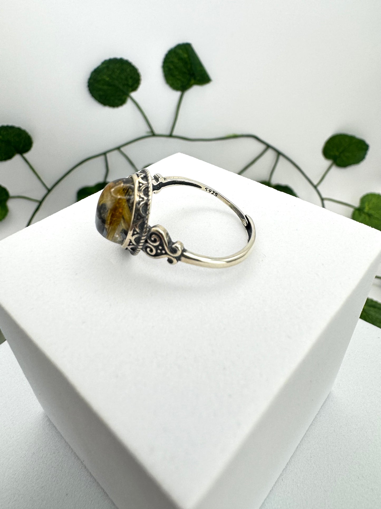 Bague Quartz Rutile