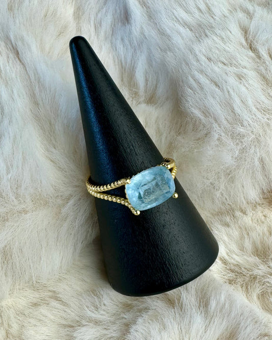 Bague Aigue Marine Argent 925