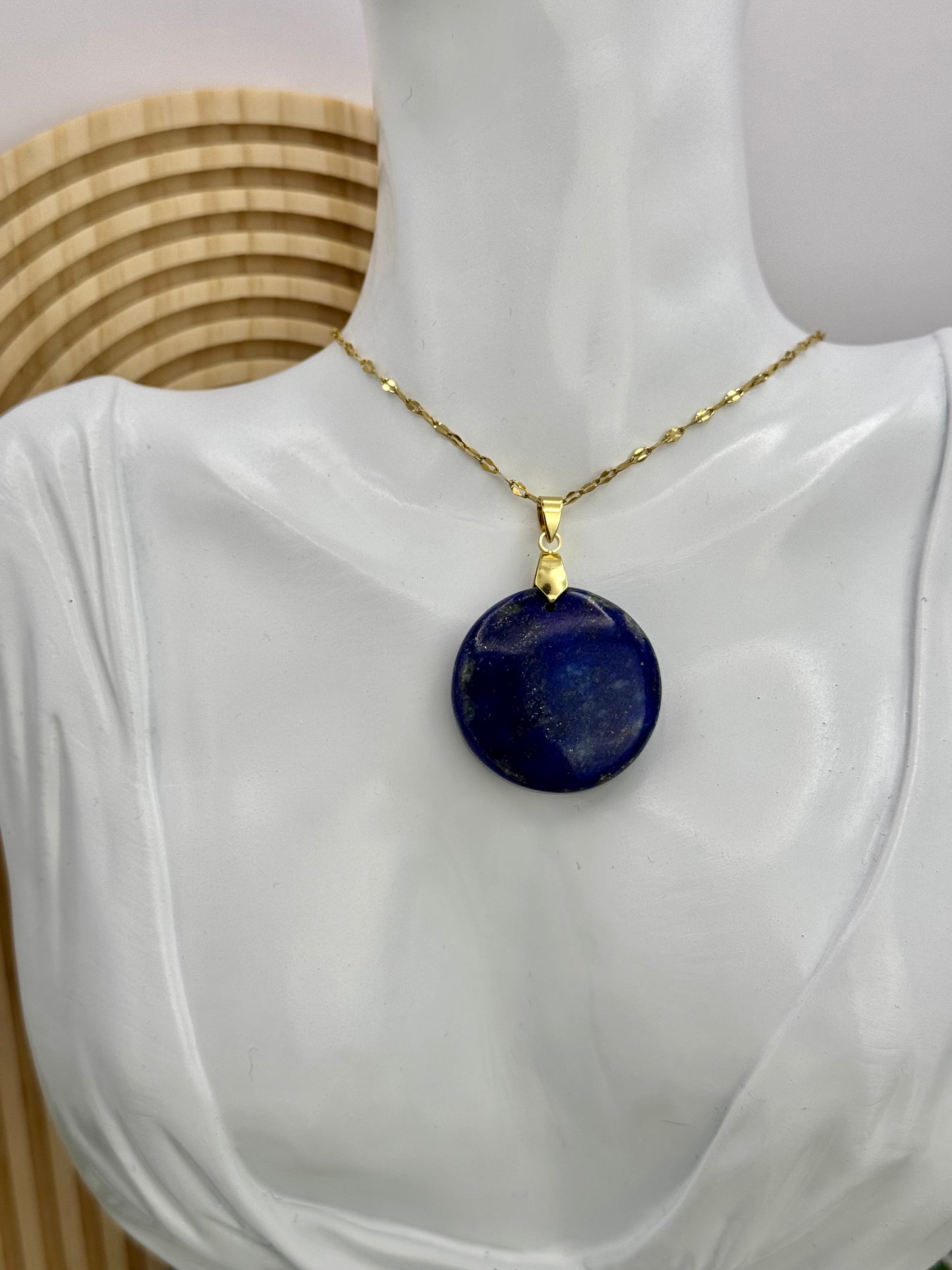 Pendentif Rond Lapis Lazuli
