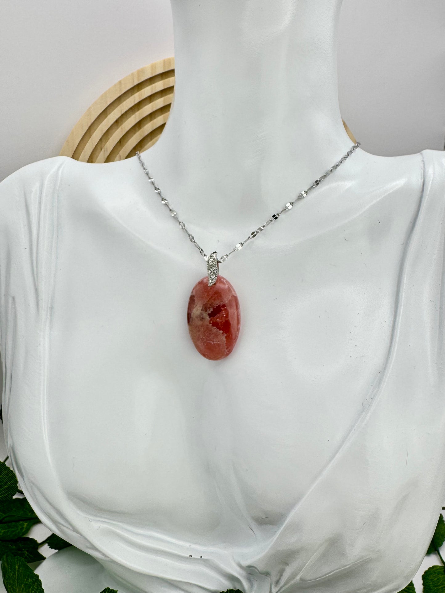 Pendentif Rhodocrosite