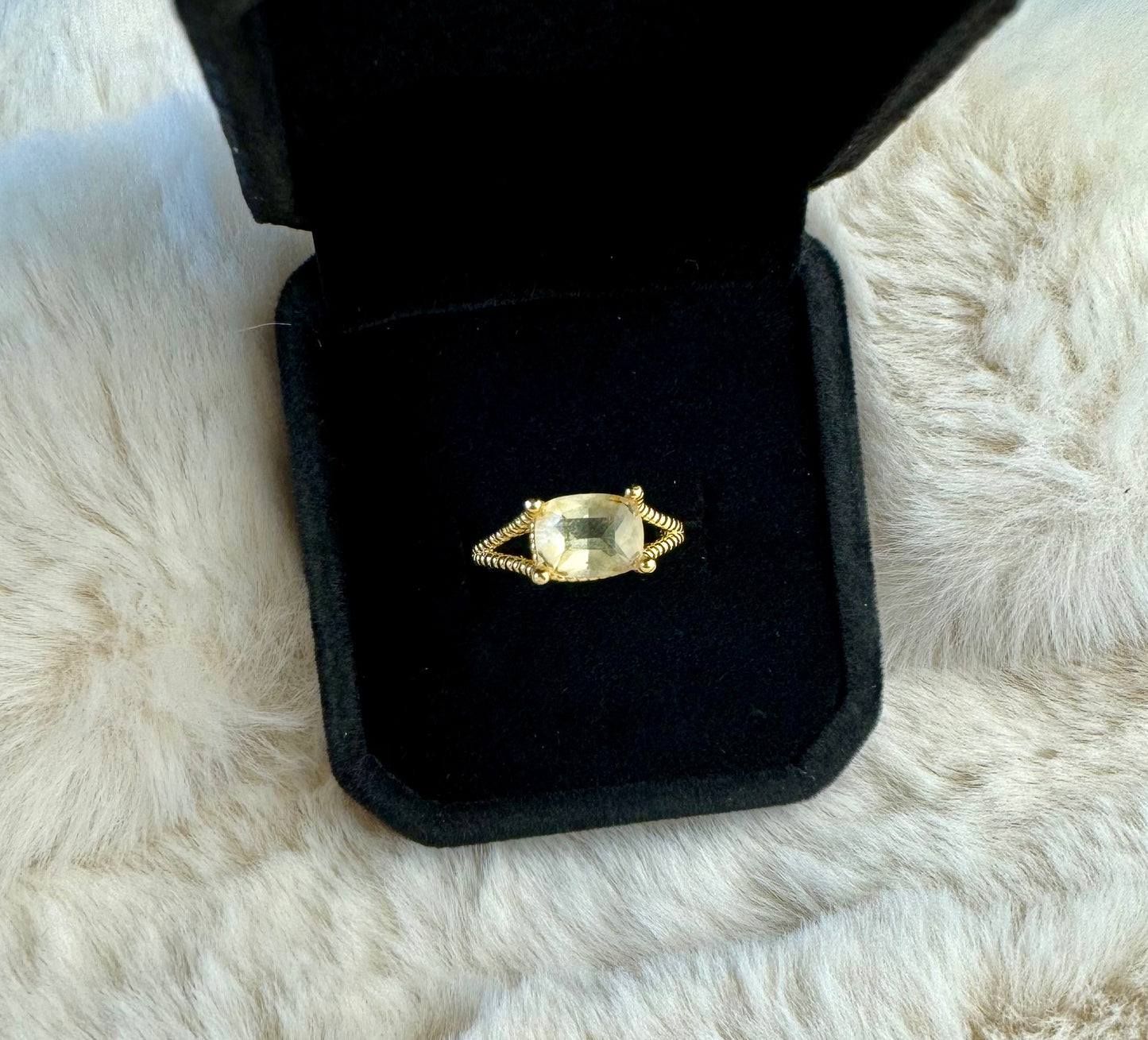 Bague Citrine Argent 925