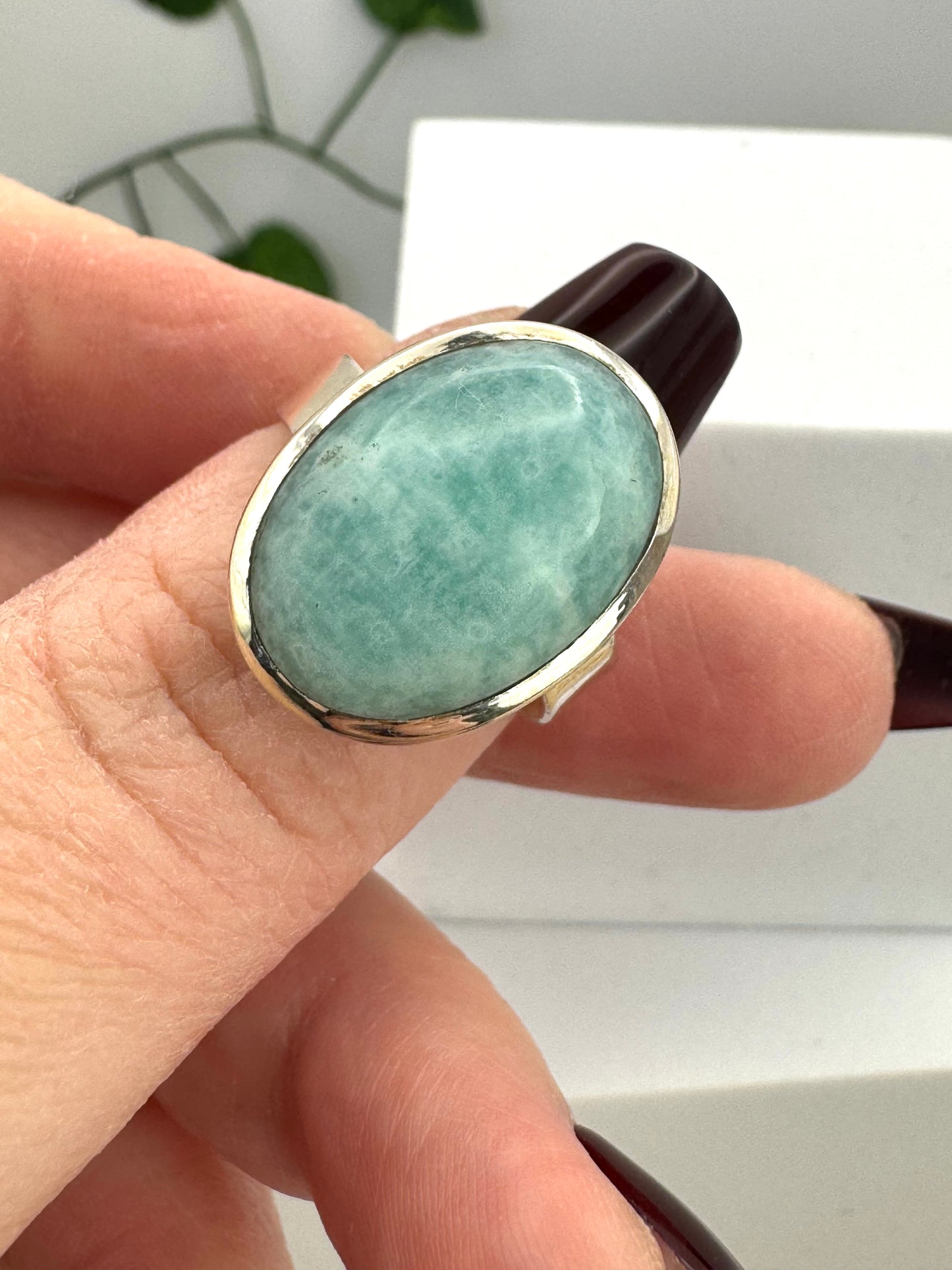 Bague Amazonite