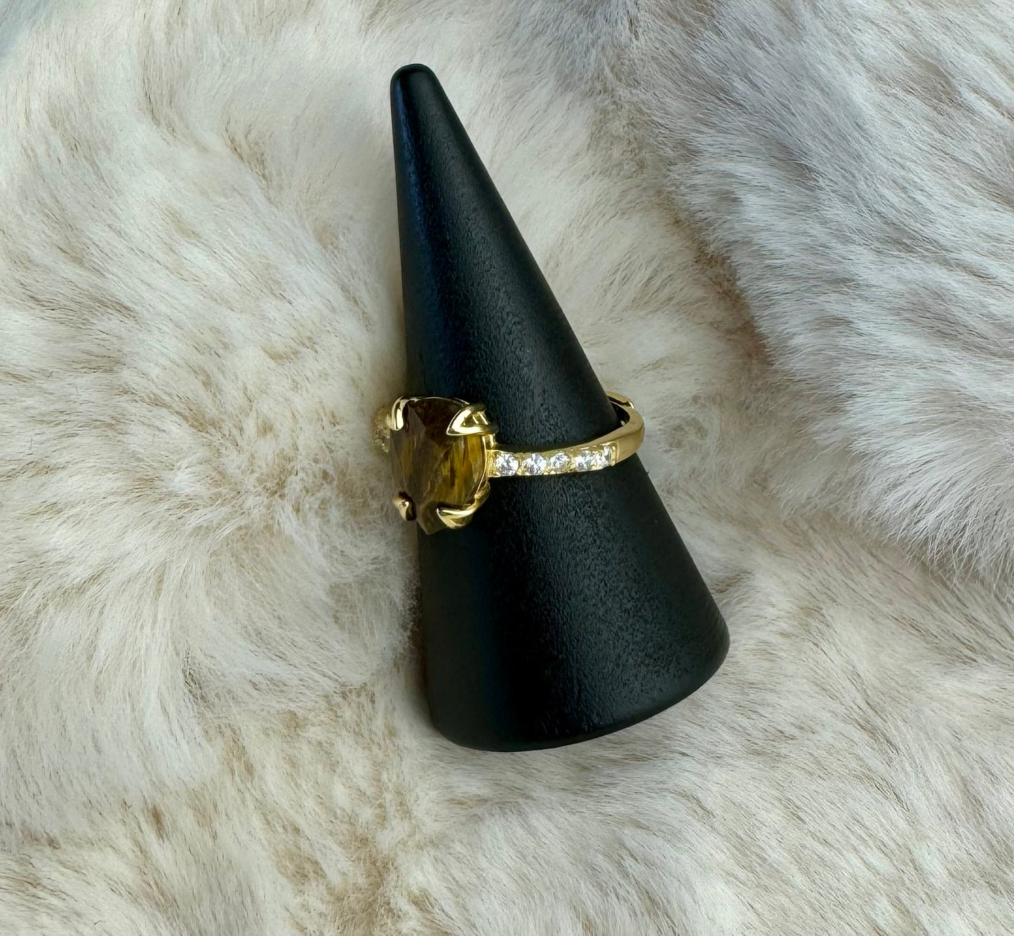 Bague Œil de Tigre Argent 925