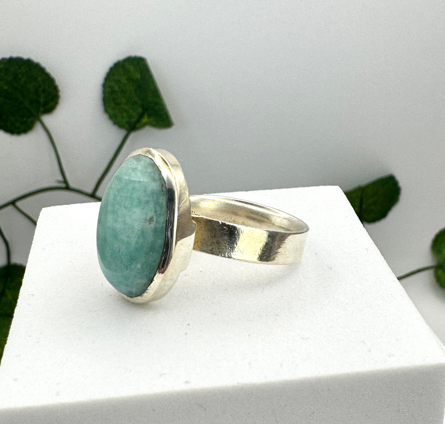 Bague Amazonite