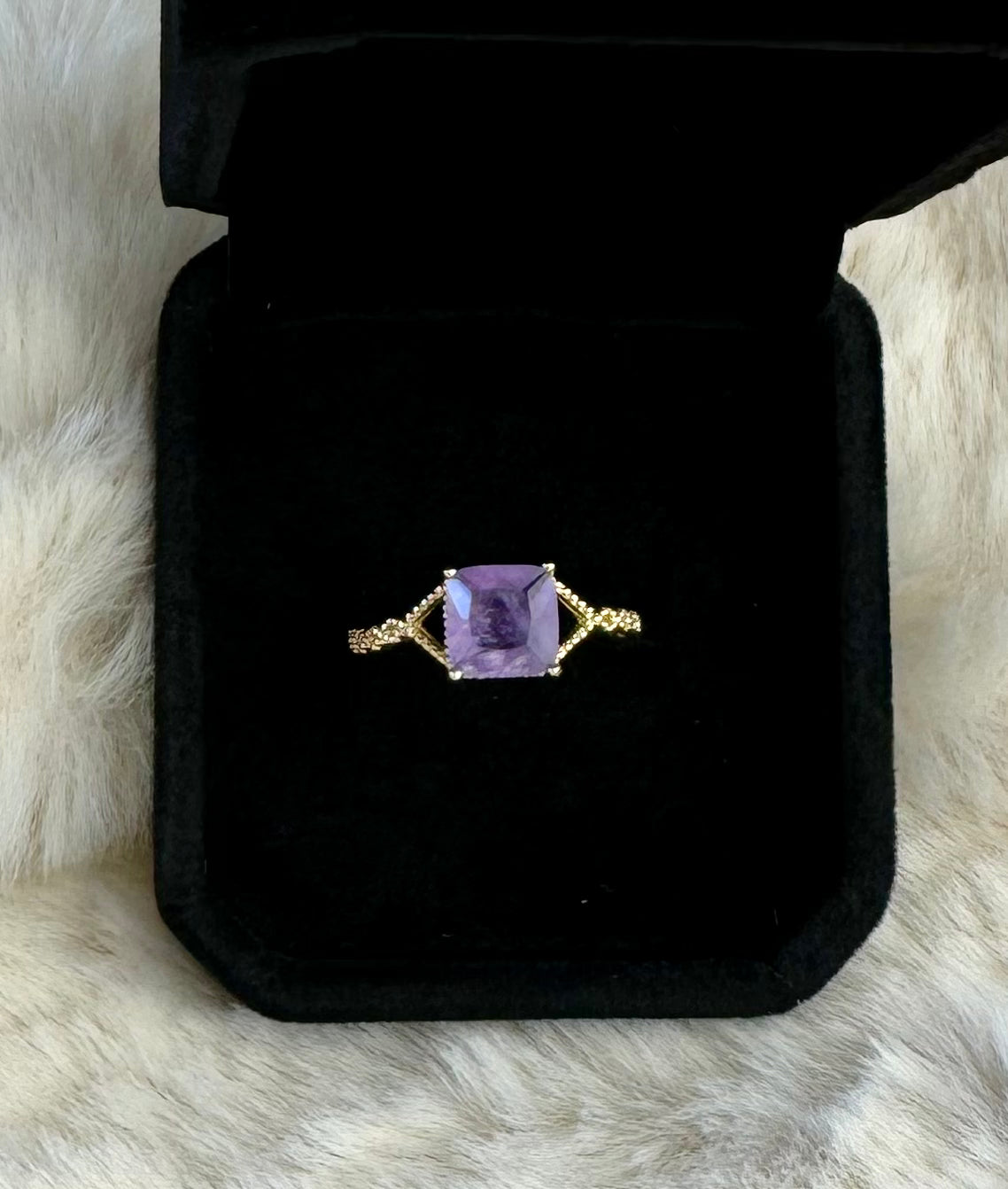 Bague Améthyste Argent 925