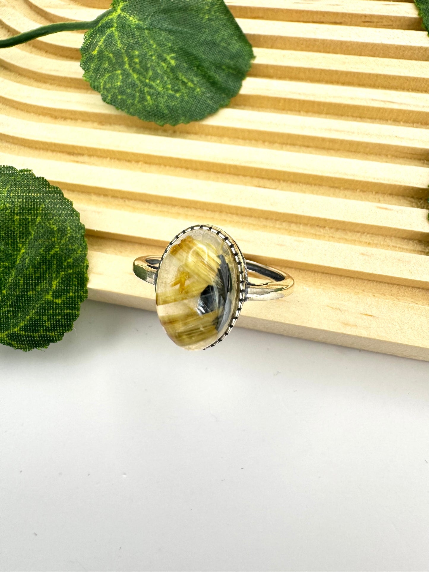 Bague Quartz Rutile