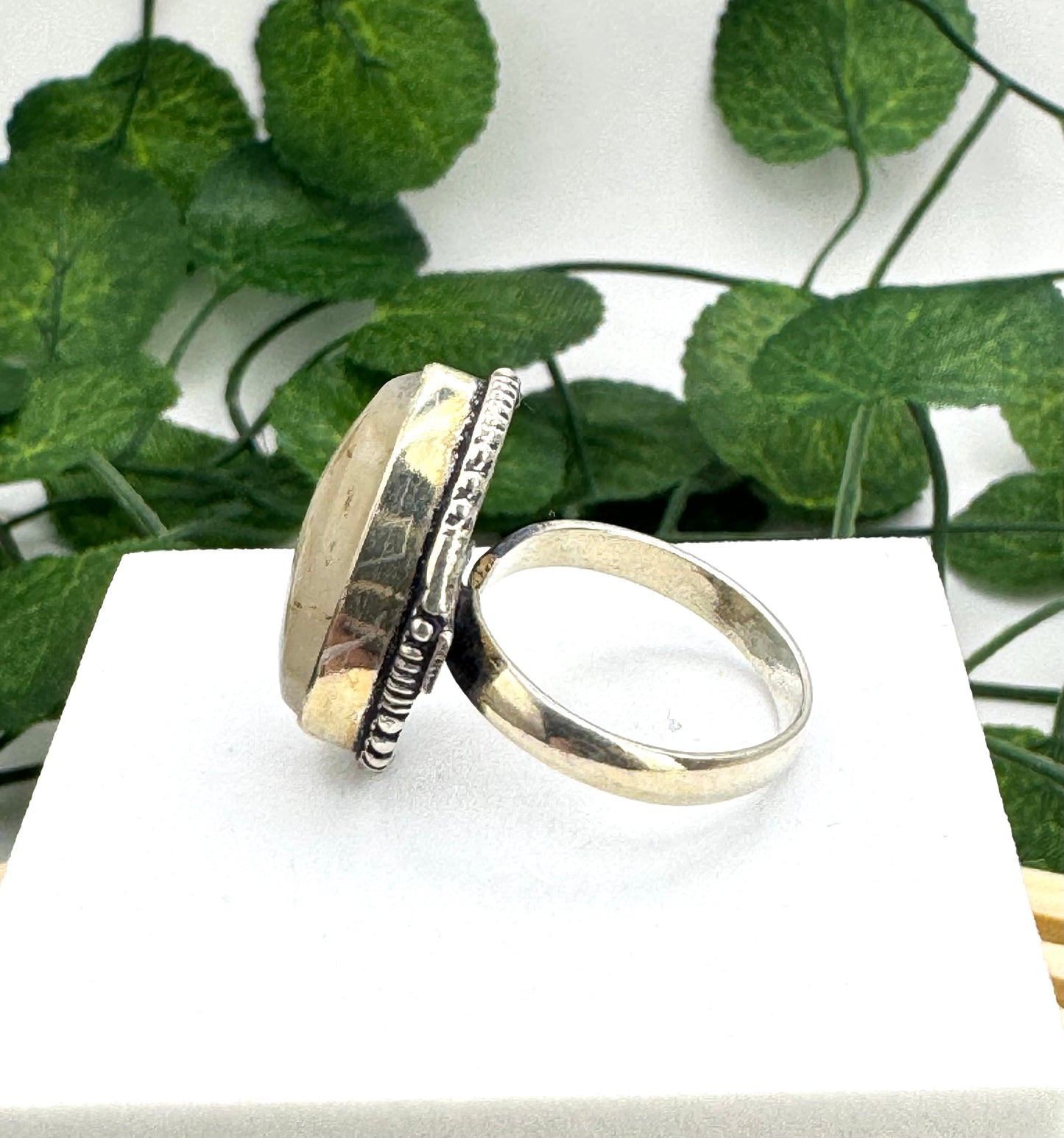 Bague Quartz Rutile Doré