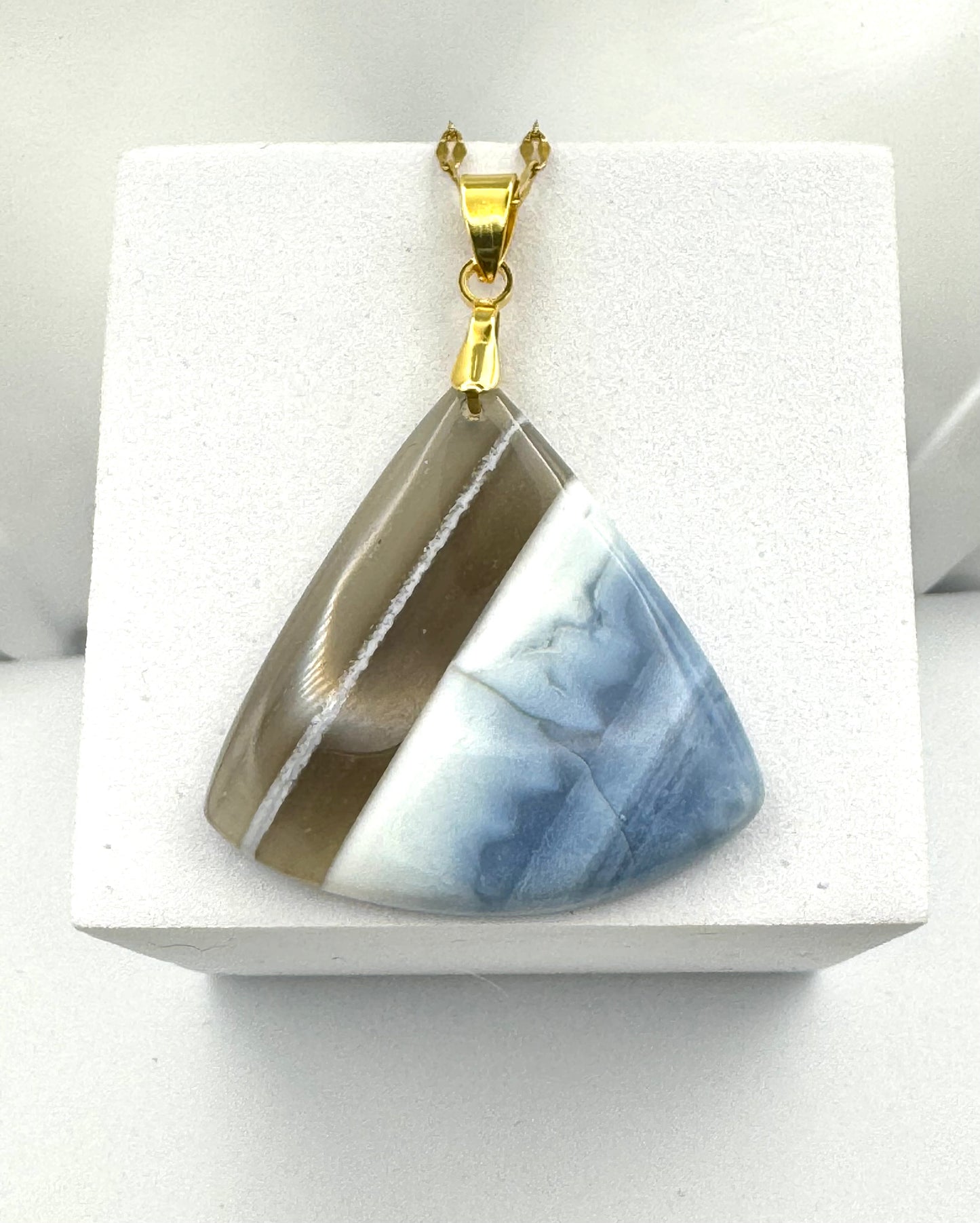 Pendentif Opale Owyhee triangle