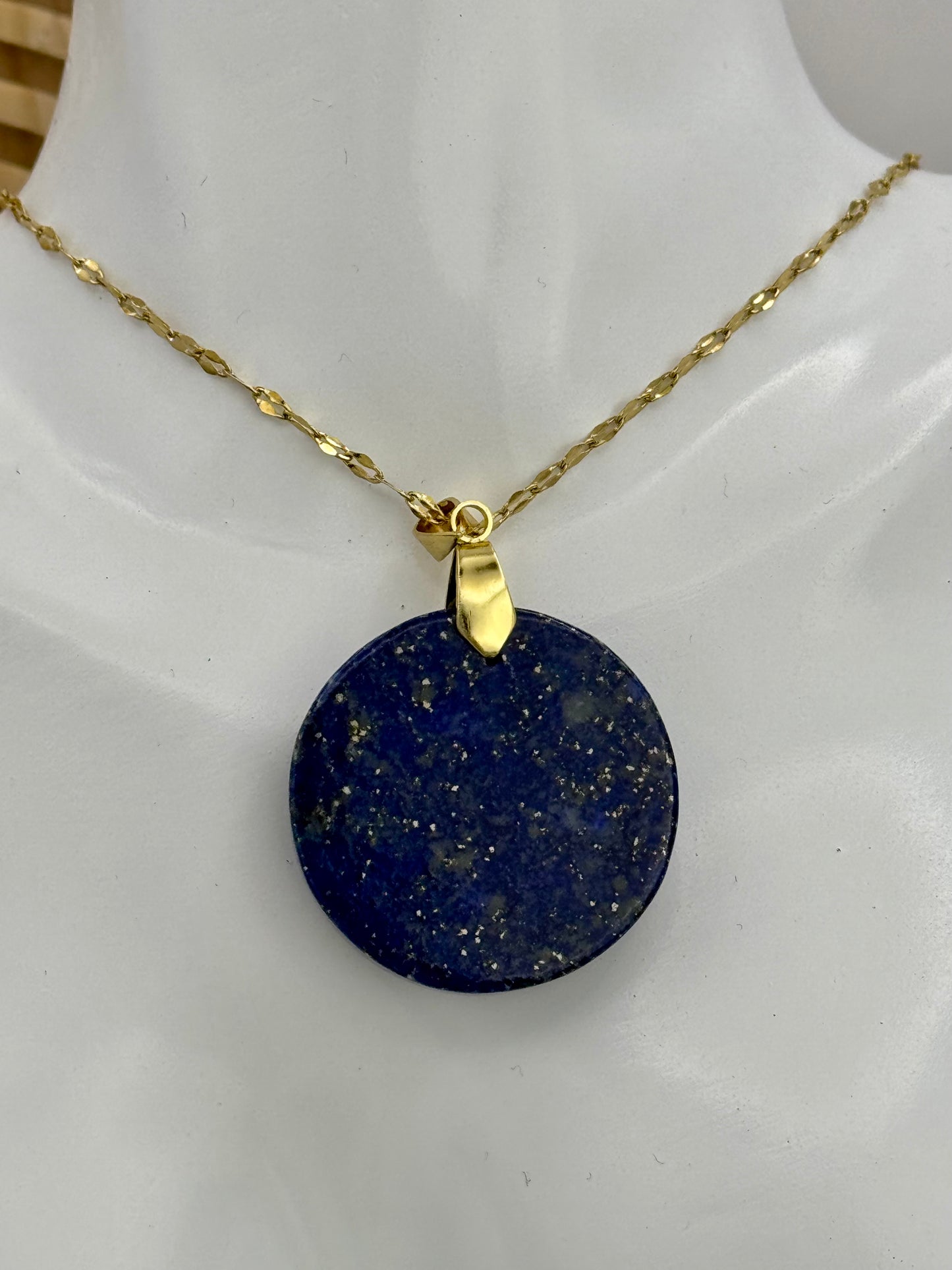 Pendentif Rond Lapis Lazuli