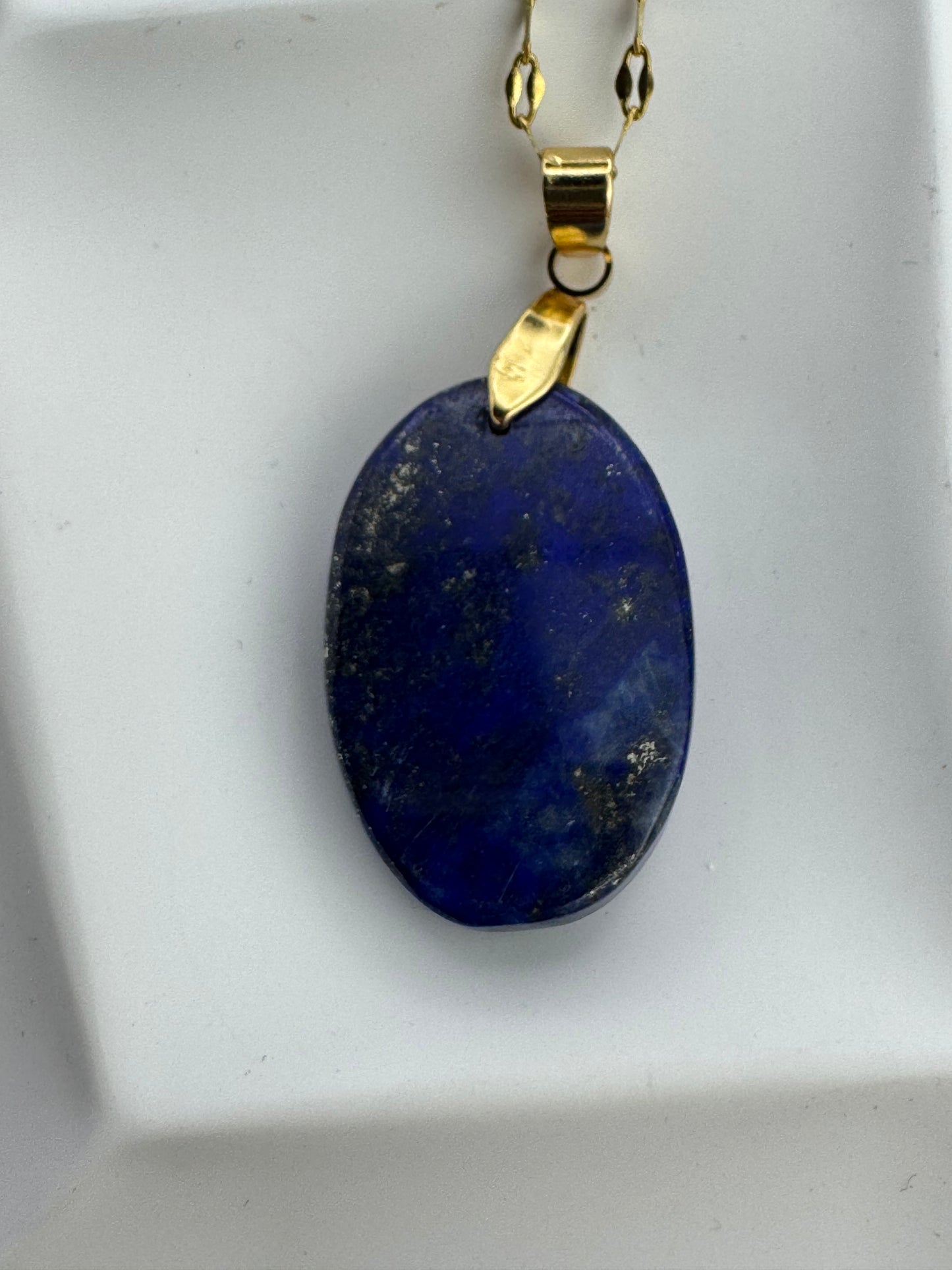 Pendentif Ovale Lapis Lazuli
