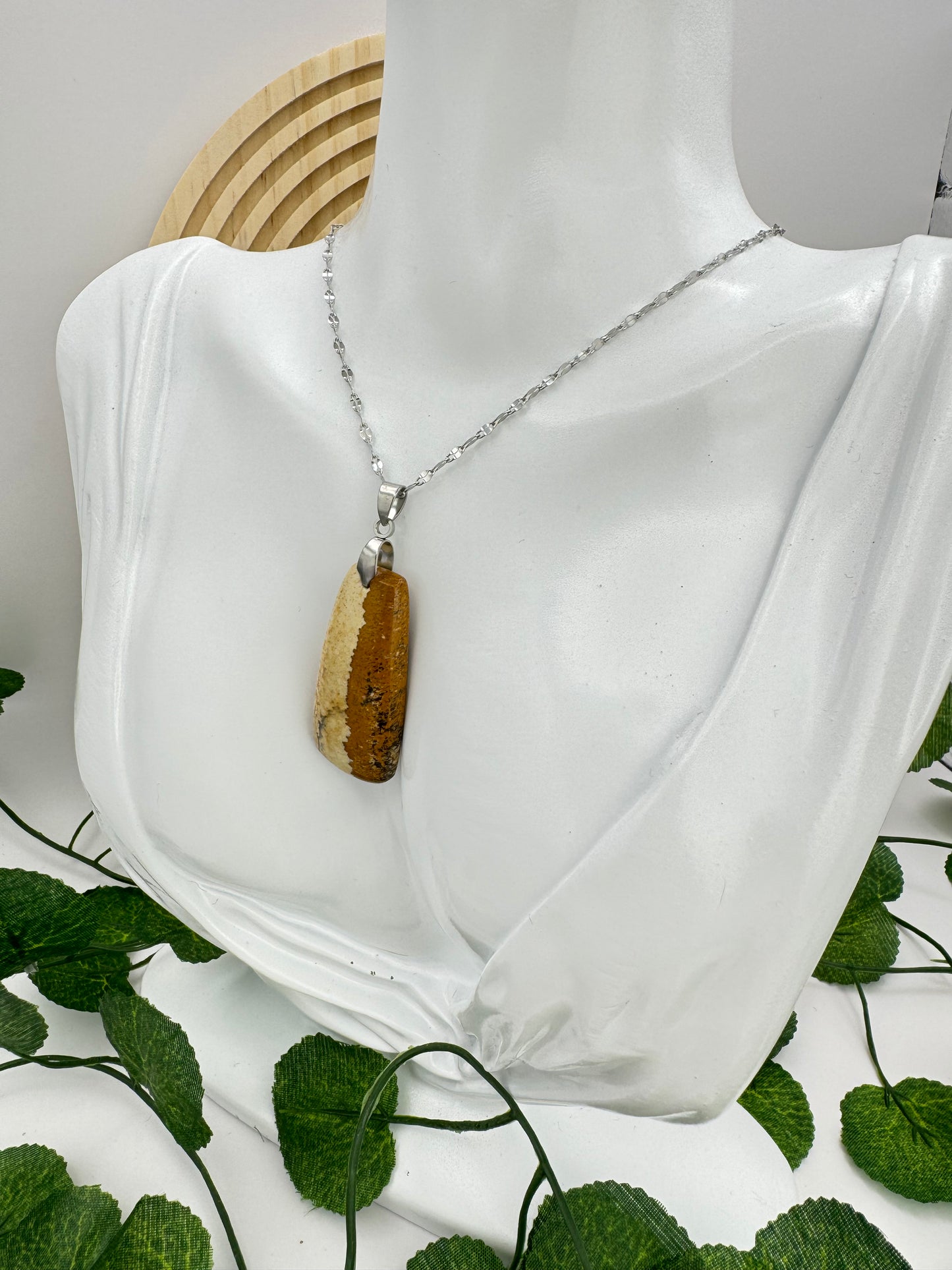 Pendentif Jaspe Paysage