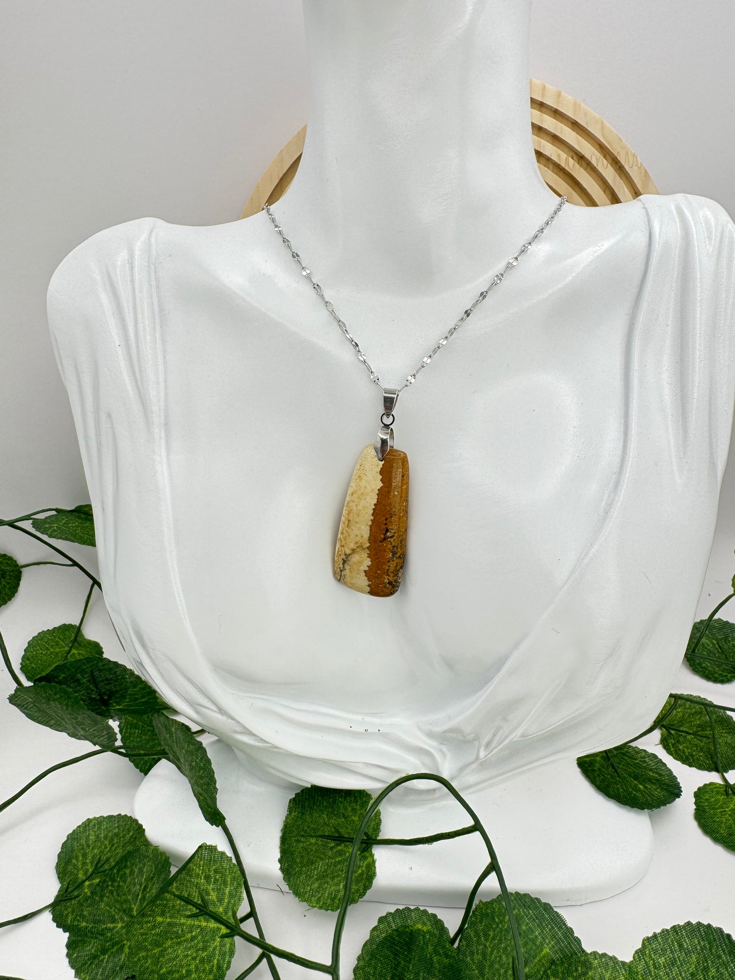 Pendentif Jaspe Paysage