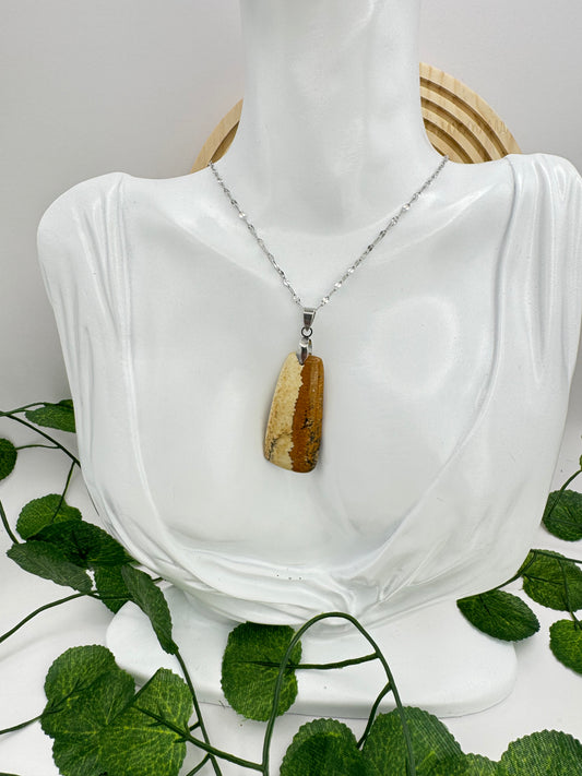 Pendentif Jaspe Paysage