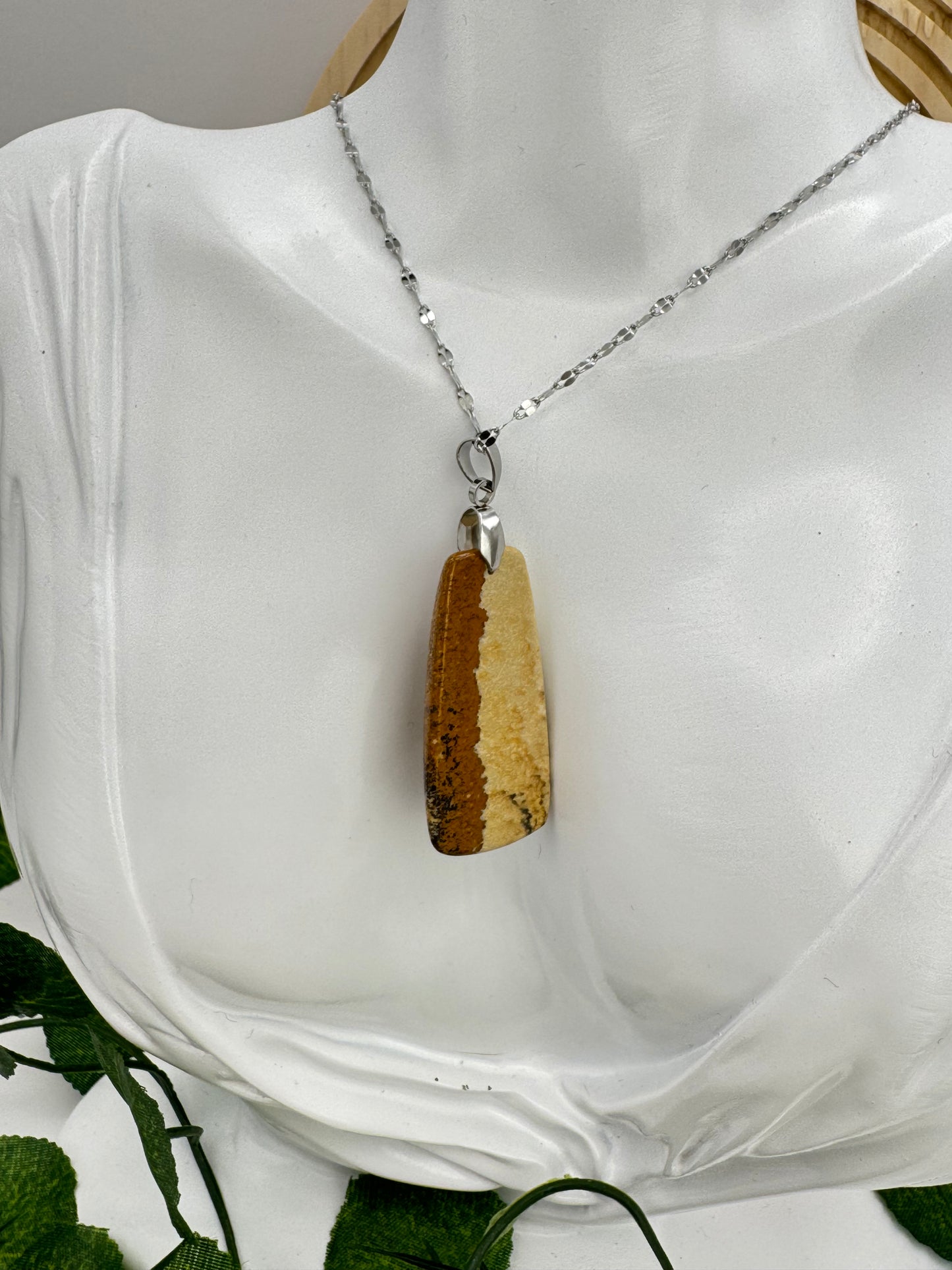 Pendentif Jaspe Paysage