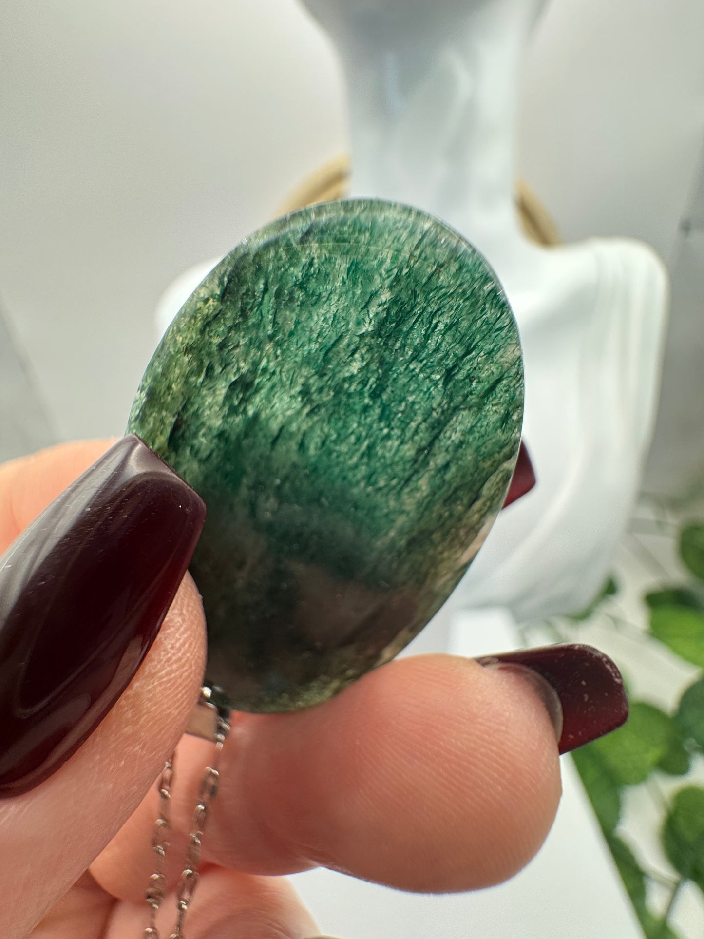 Pendentif Aventurine Verte qualité EXTRA