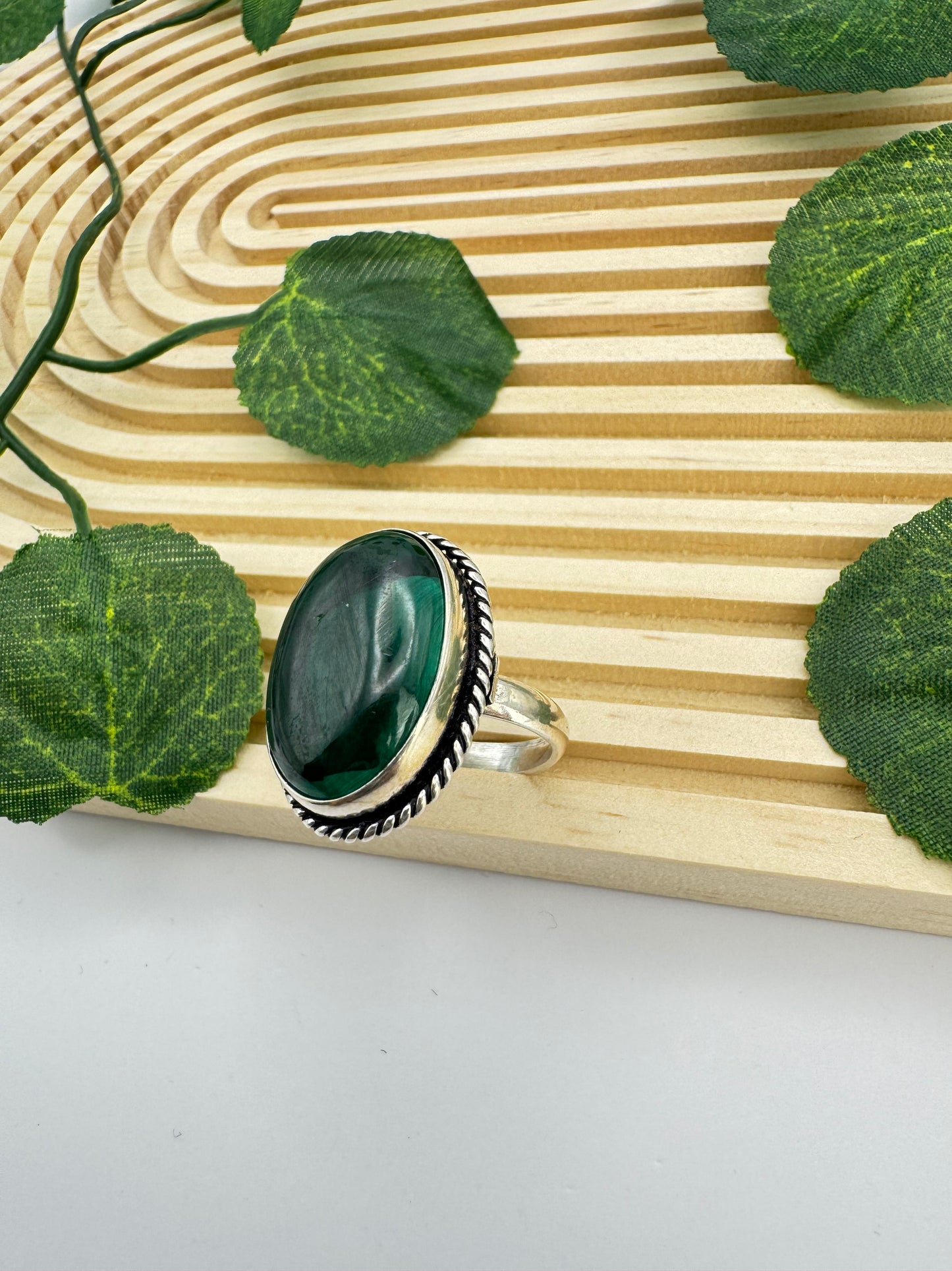 Bague Malachite