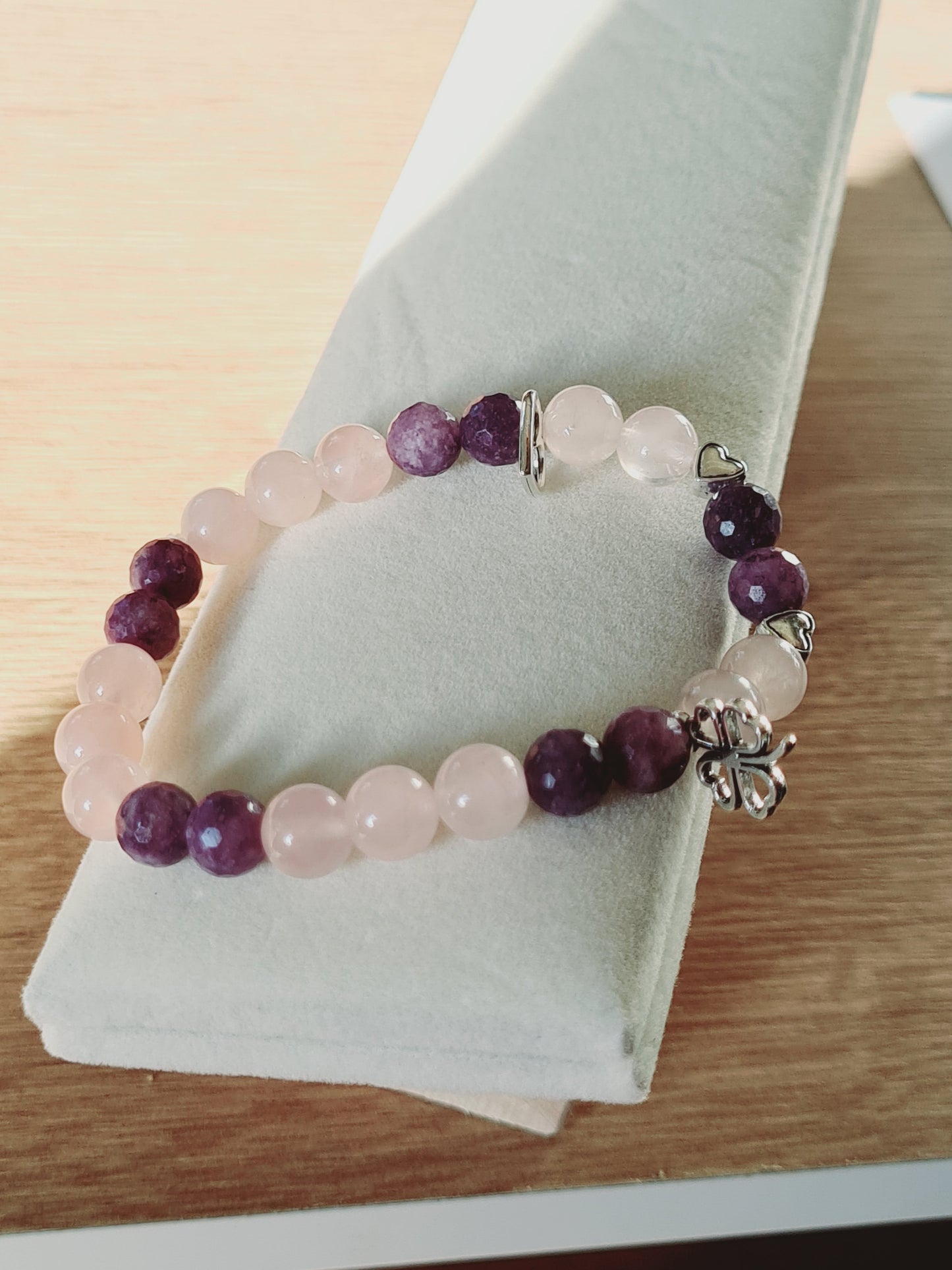 Bracelets perles 8 mm fil élastique