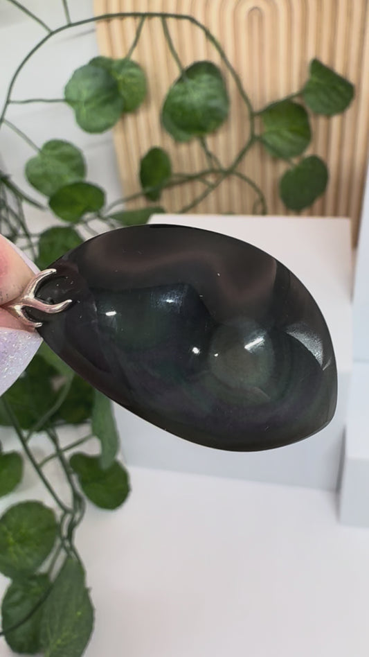 Pendentif Obsidienne Œil Céleste