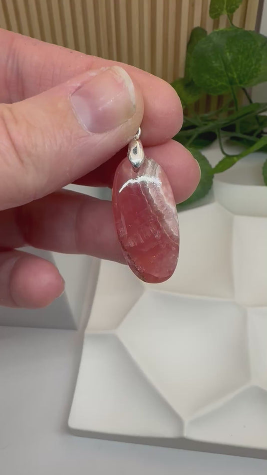 Pendentif Rhodocrosite