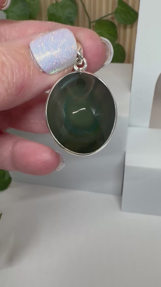 Pendentif Obsidienne Œil Céleste